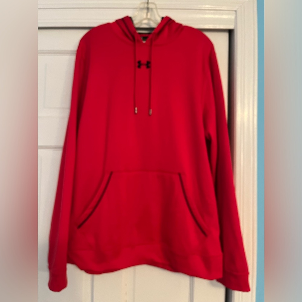 NWOT UNDER ARMOUR Men's Hooded Sweatshirt Cold Gear Loose Fit